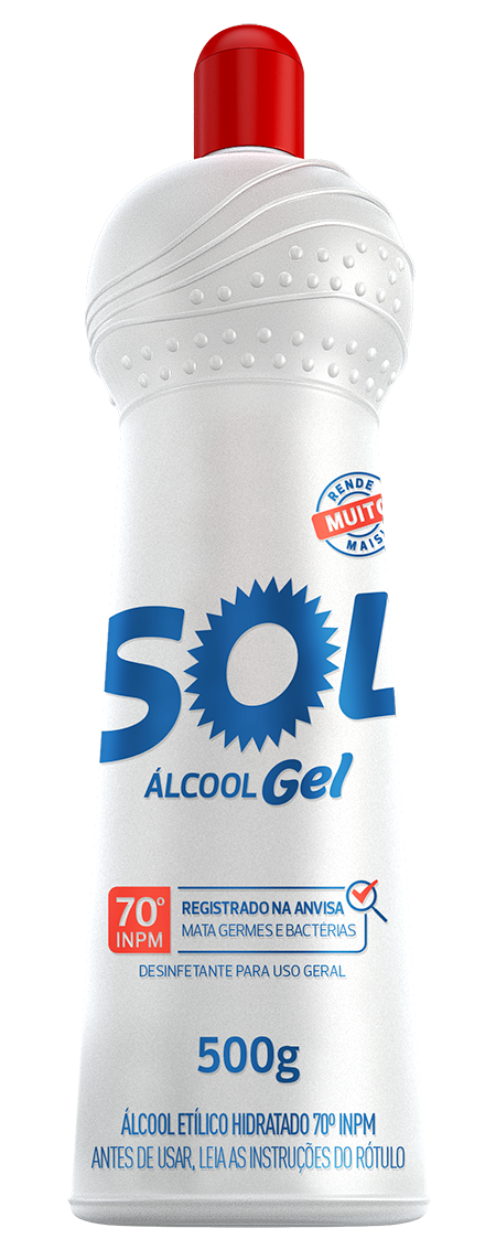 ÁLCOOL GEL 70 INPM SOL