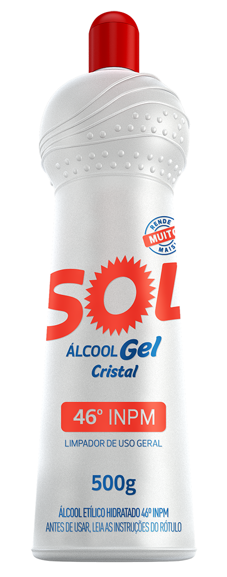 ÁLCOOL GEL 46 INPM SOL